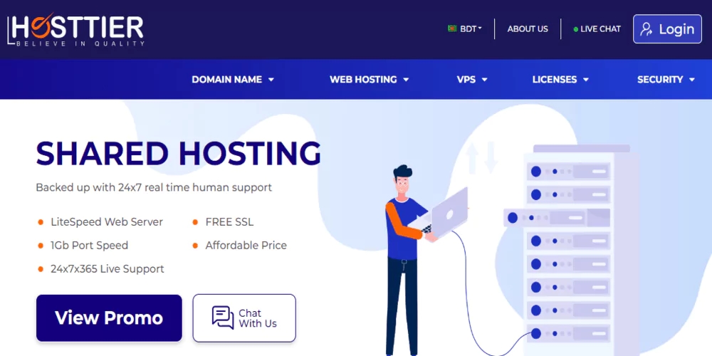 Hosttier Hosting Provider