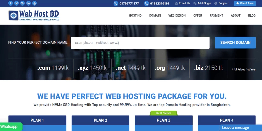 Webhostbd Hosting Provider